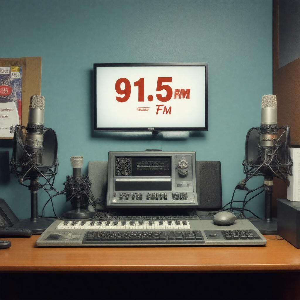Click to view larger image AI-created image of WRBC 91.5 FM