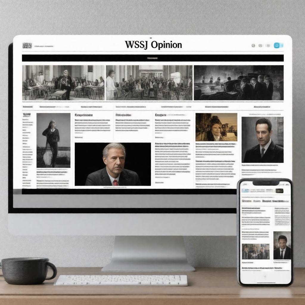 Click to view larger image AI-created image of WSJ Opinion