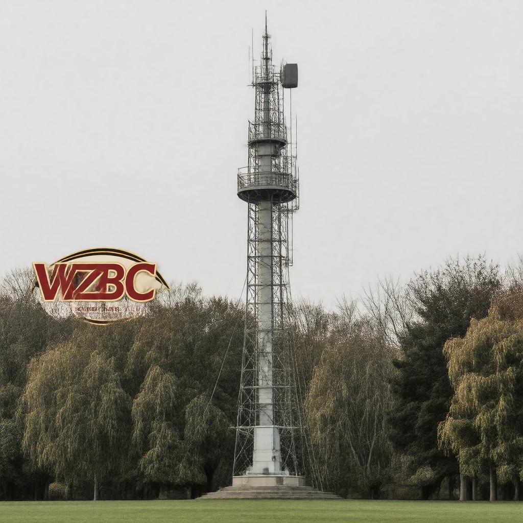 Click to view larger image AI-created image of WZBC 90.3 FM