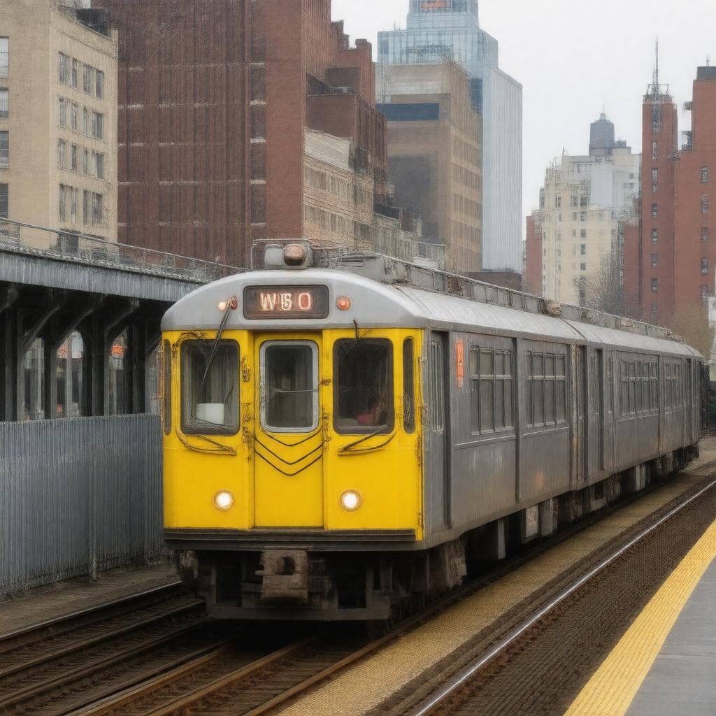 Click to view larger image AI-created image of W train