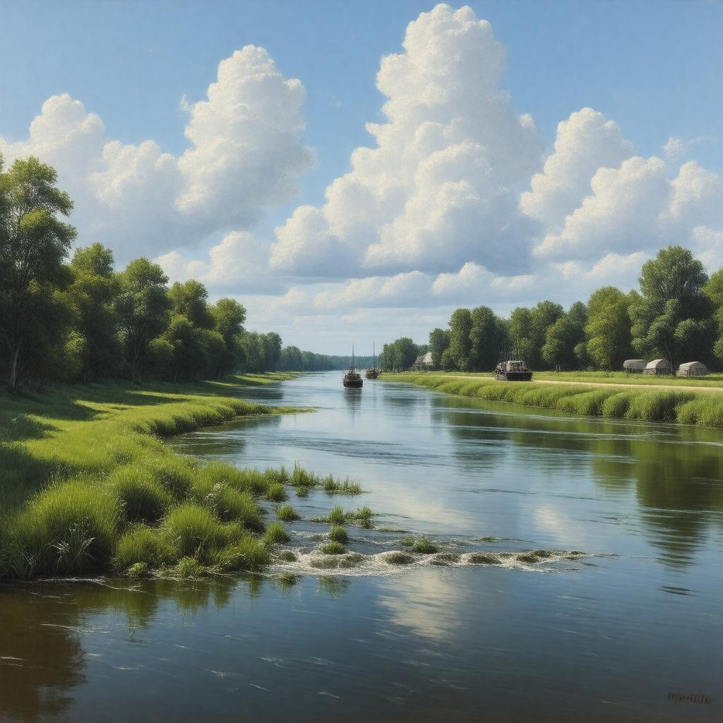 AI-created image of Wabash River