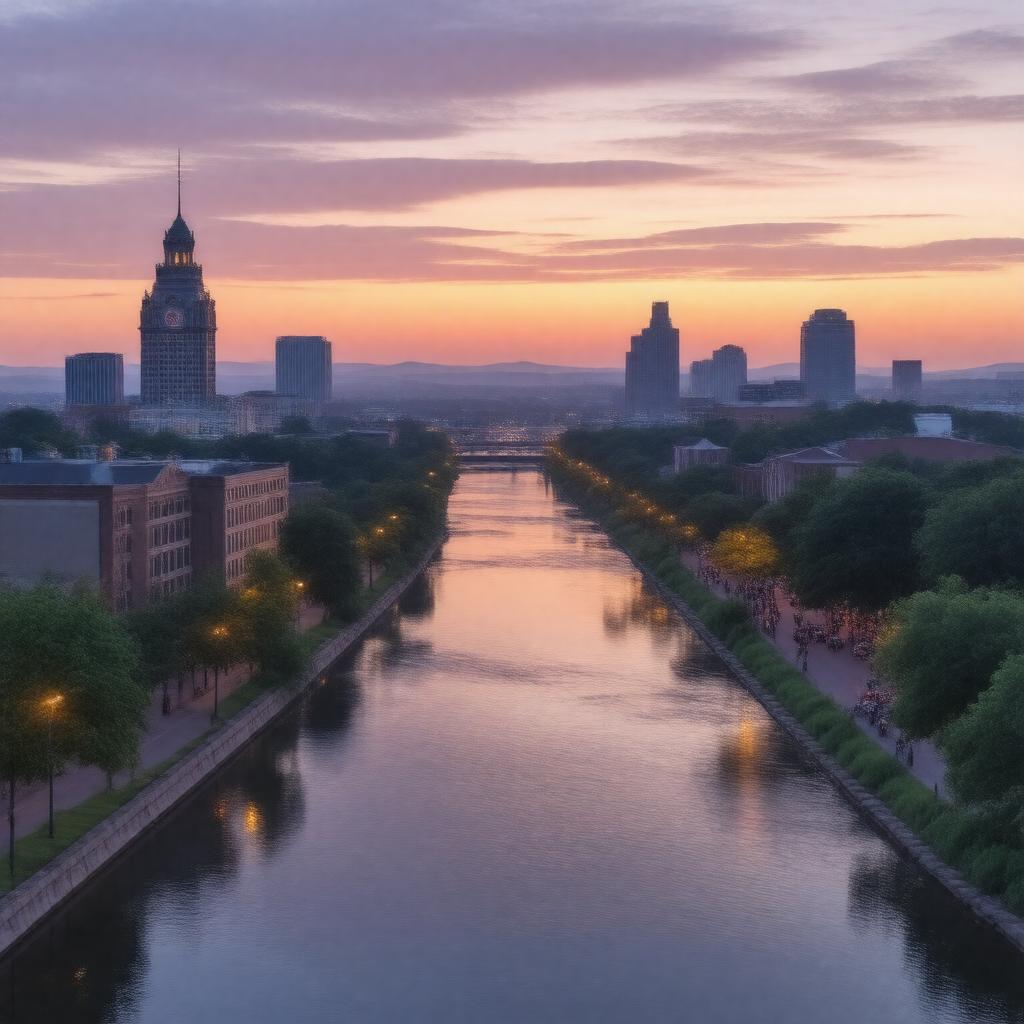 AI-created image of Waco, Texas, United States