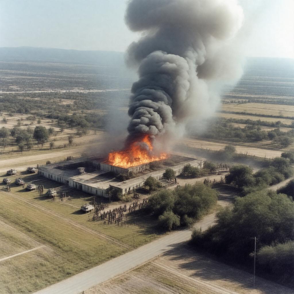 AI-created image of Waco siege