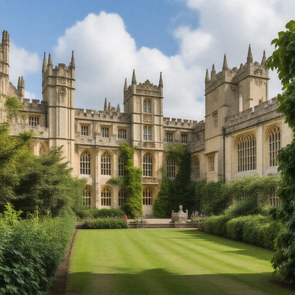 AI-created image of Wadham College
