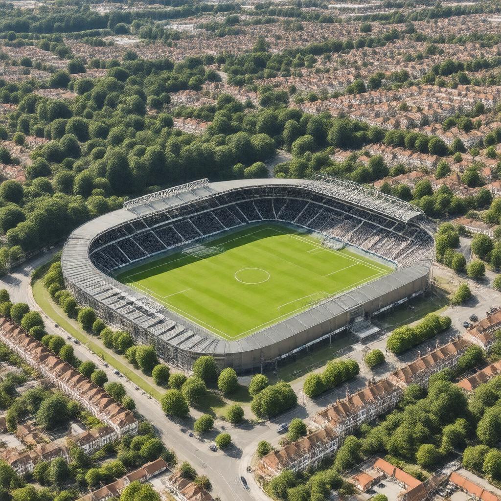 AI-created image of Wadham Lodge Stadium