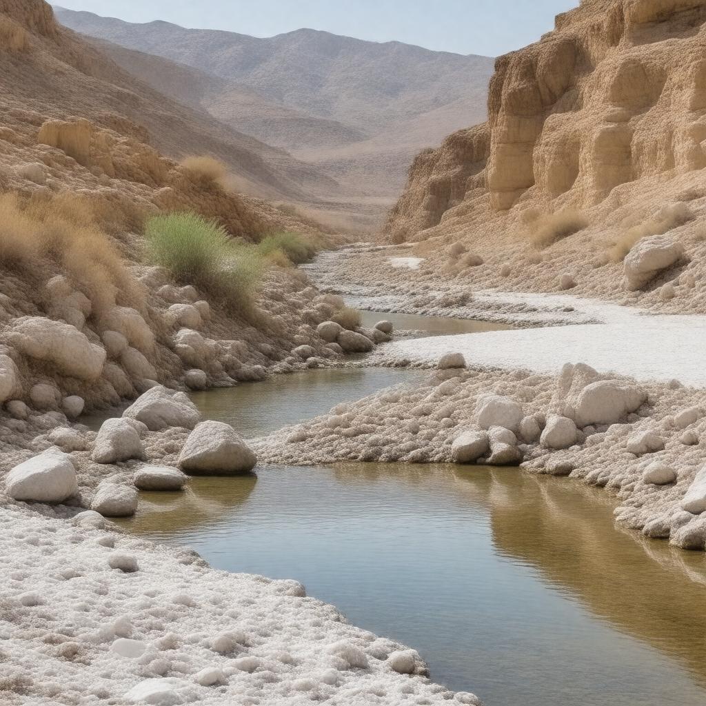 Click to view larger image AI-created image of Wadi Shu'ayb, Jordan (traditional site)