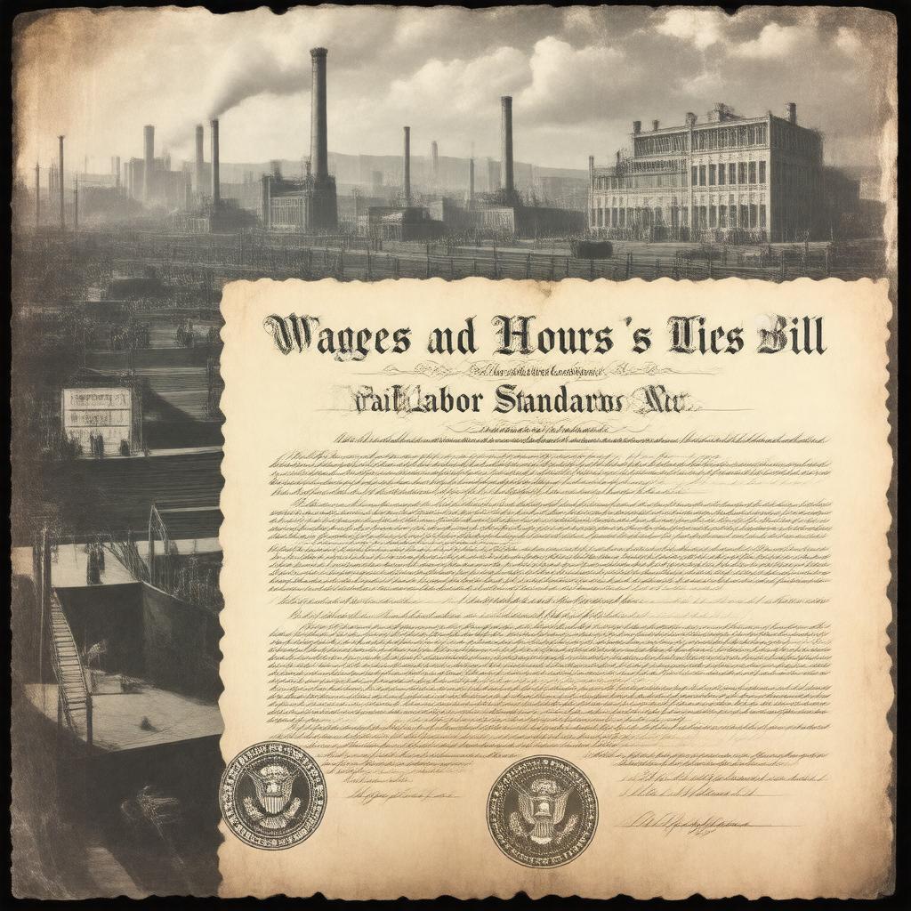 AI-created image of Wages and Hours Bill