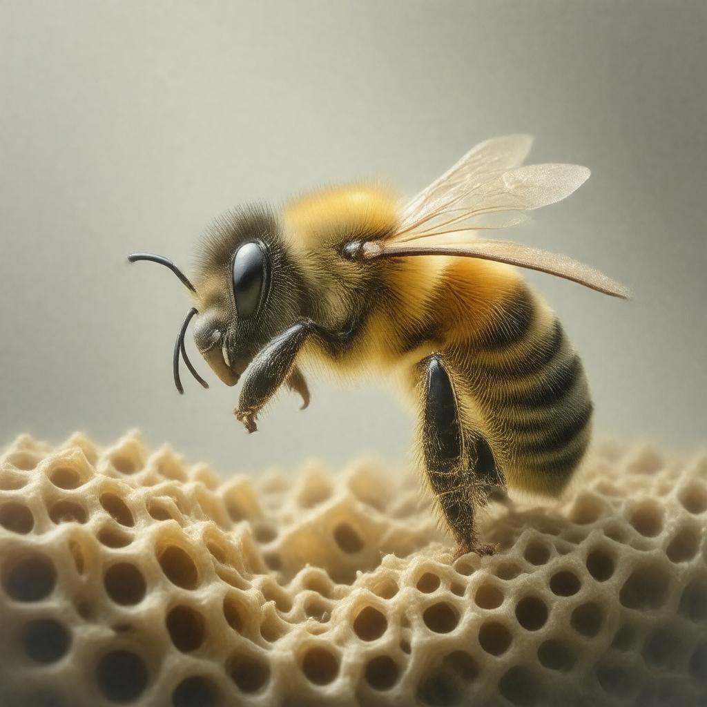 Click to view larger image AI-created image of Waggle dance