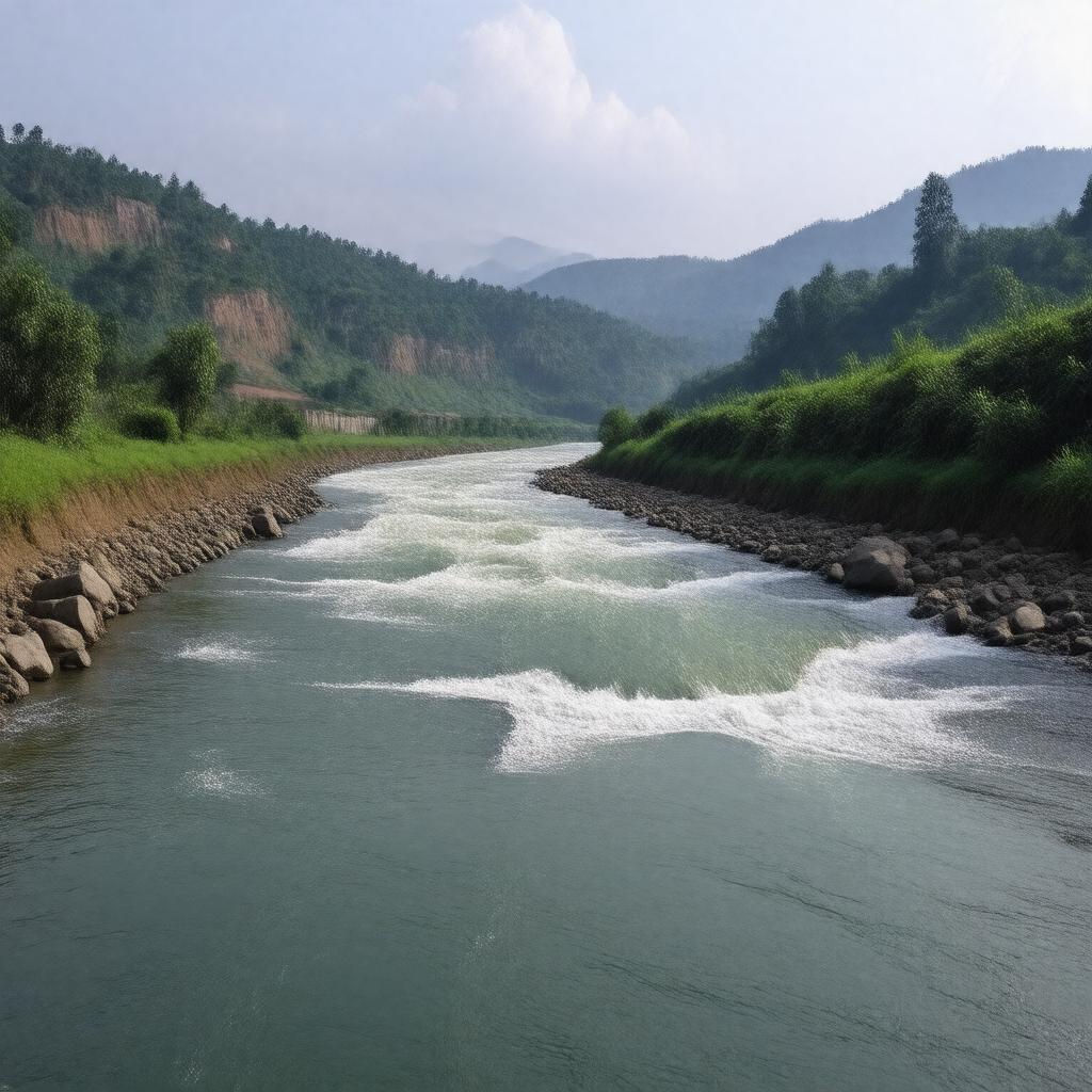 AI-created image of Waghur River