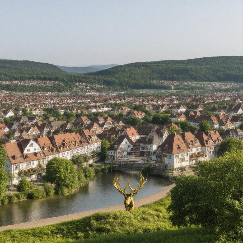 AI-created image of Waiblingen
