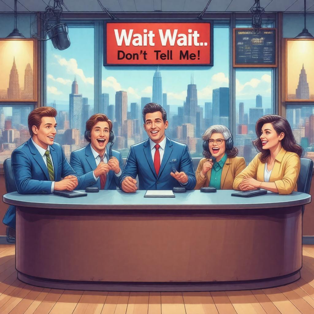 AI-created image of Wait Wait... Don't Tell Me!