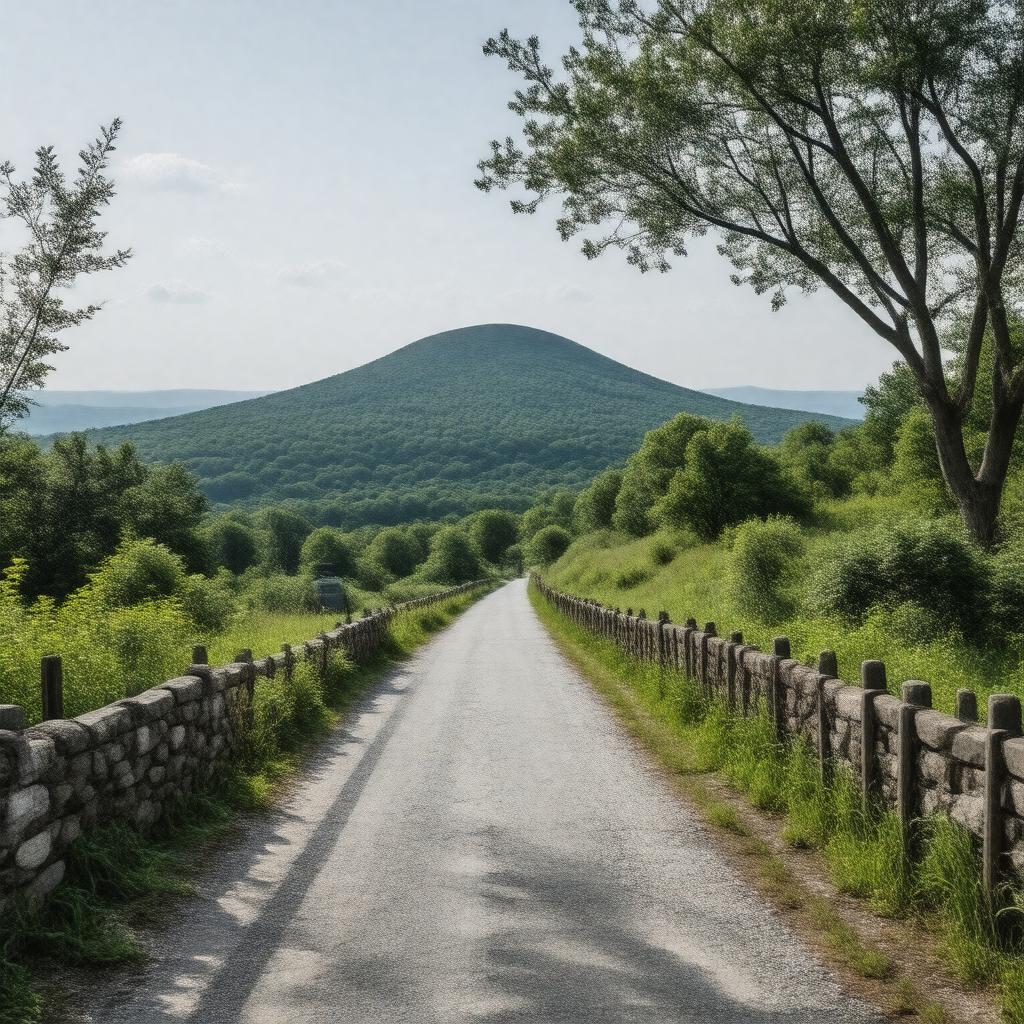 AI-created image of Waitt's Mountain