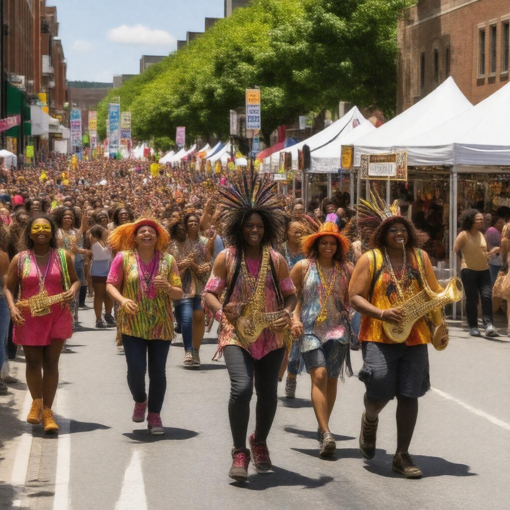 AI-created image of Wake Up the Earth Festival