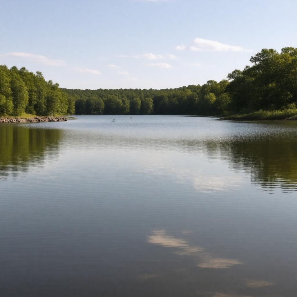 Click to view larger image AI-created image of Wakeby Pond