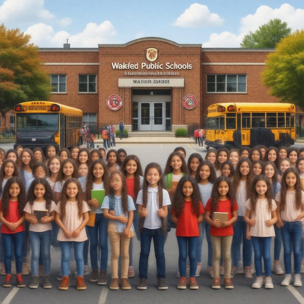 AI-created image of Wakefield Public Schools