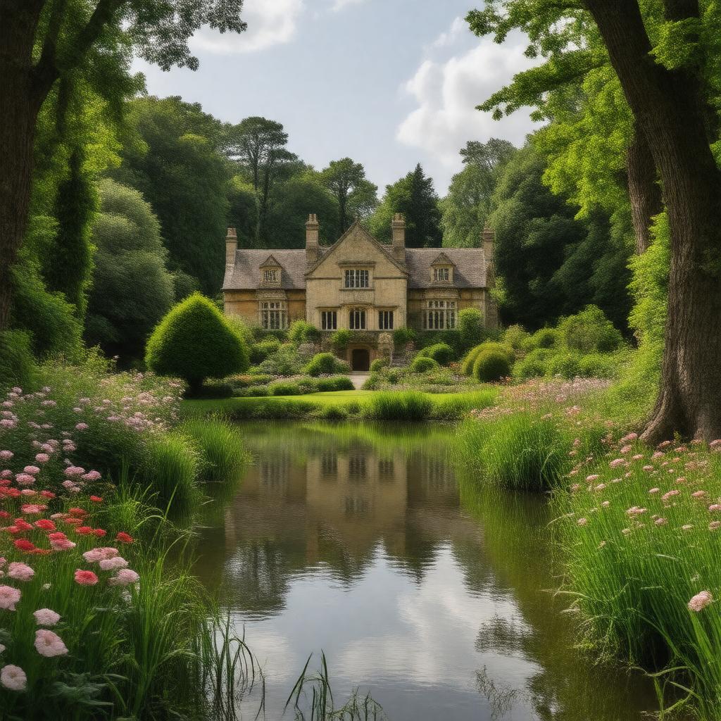 AI-created image of Wakehurst, West Sussex, England