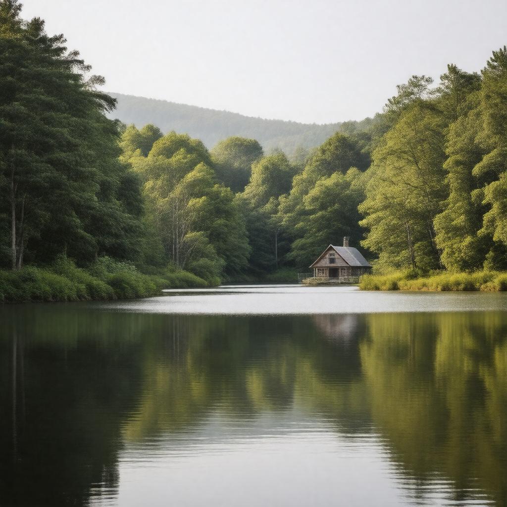 Click to view larger image AI-created image of Walden