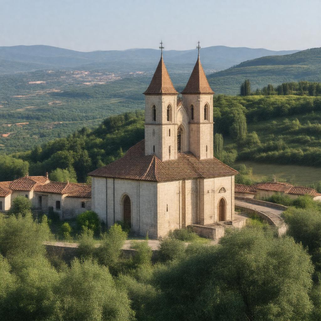 AI-created image of Waldensian Evangelical Church