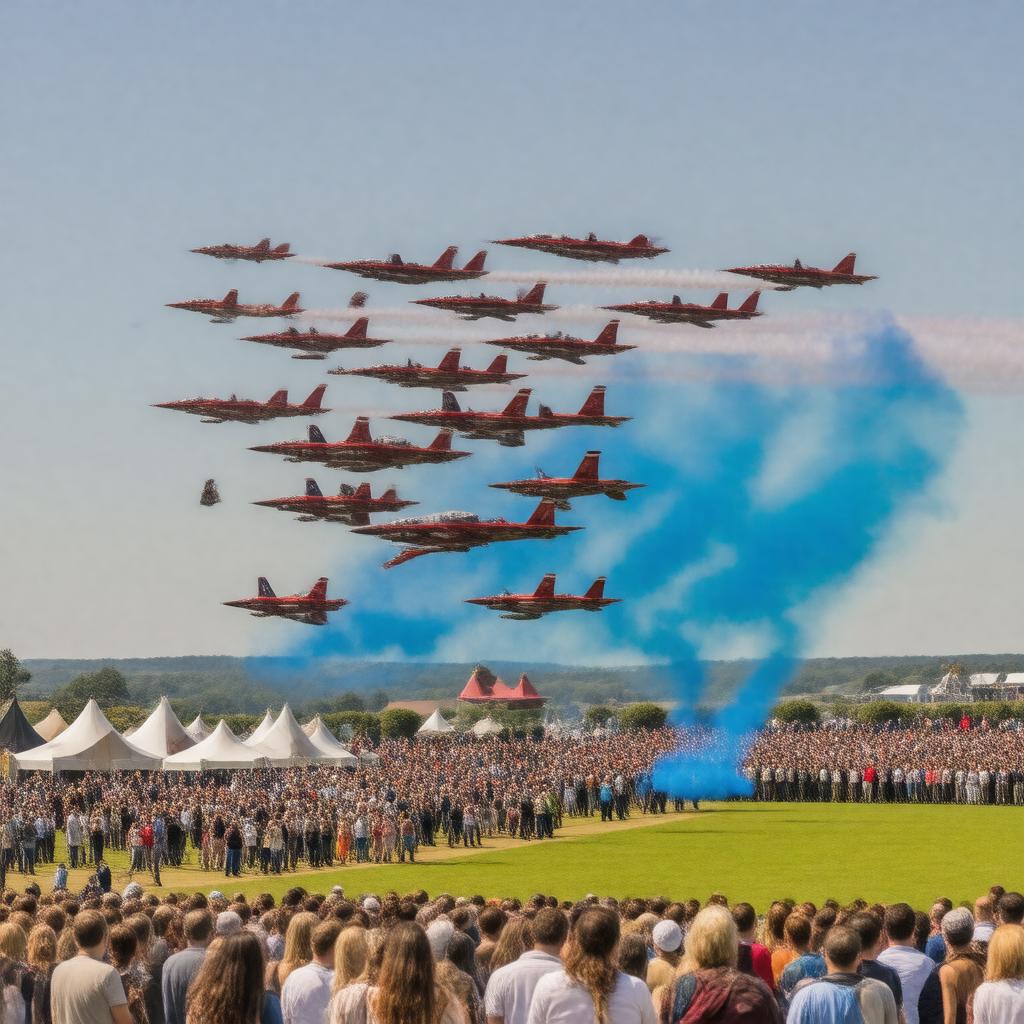 AI-created image of Wales Airshow