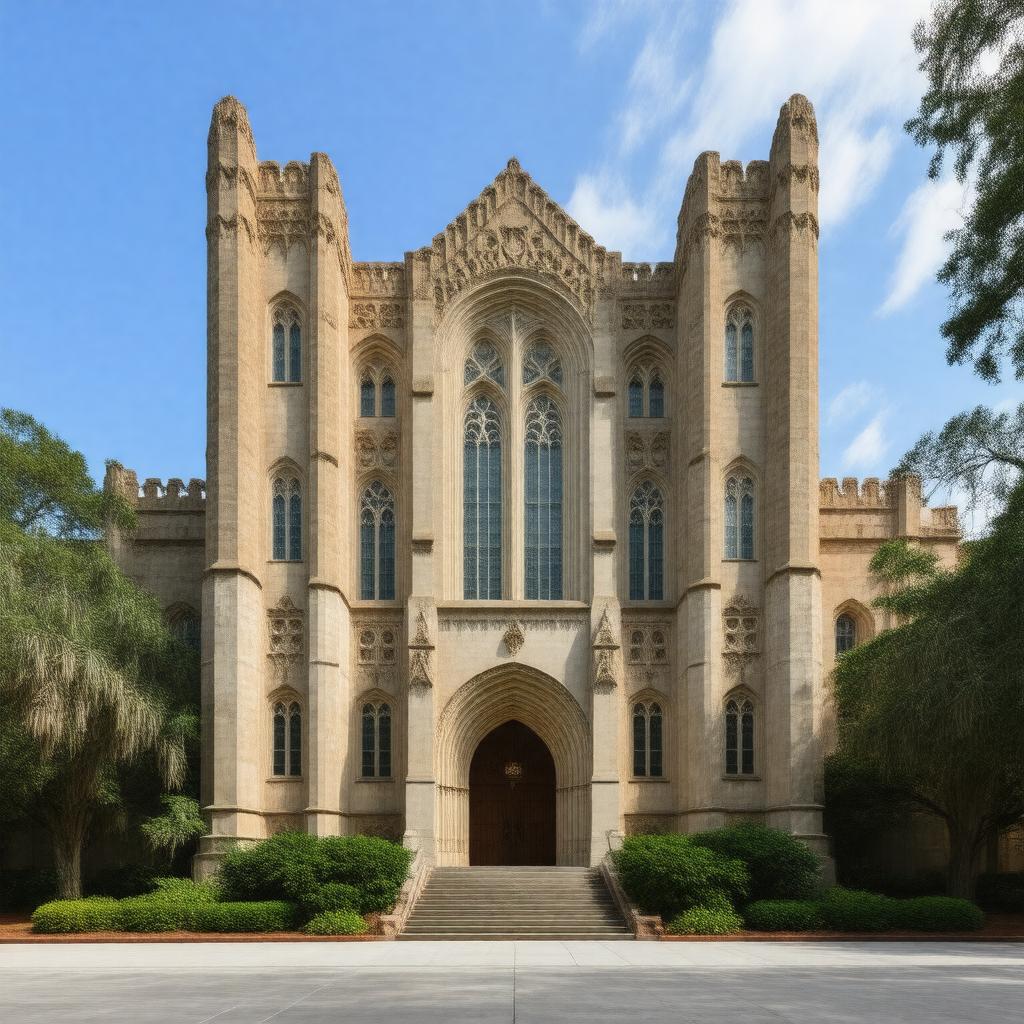AI-created image of Walker Hall
