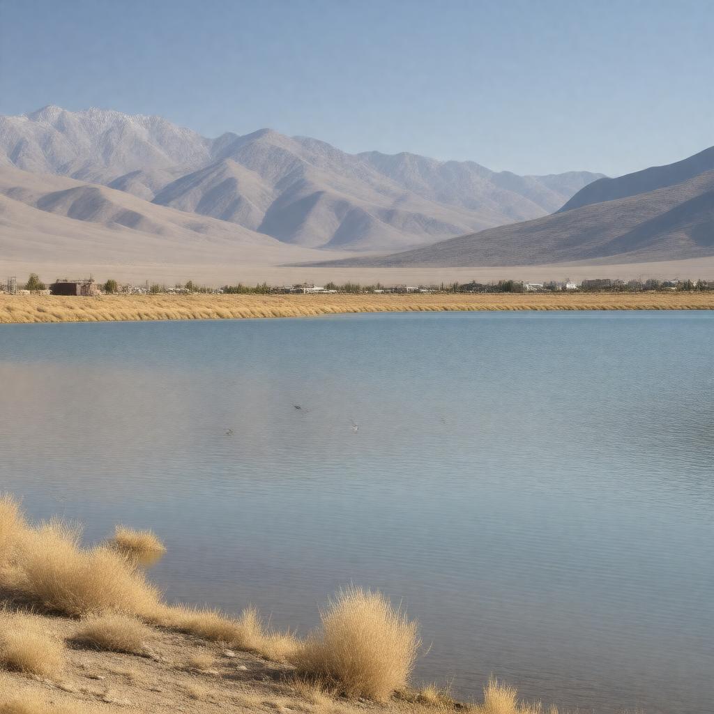 AI-created image of Walker Lake