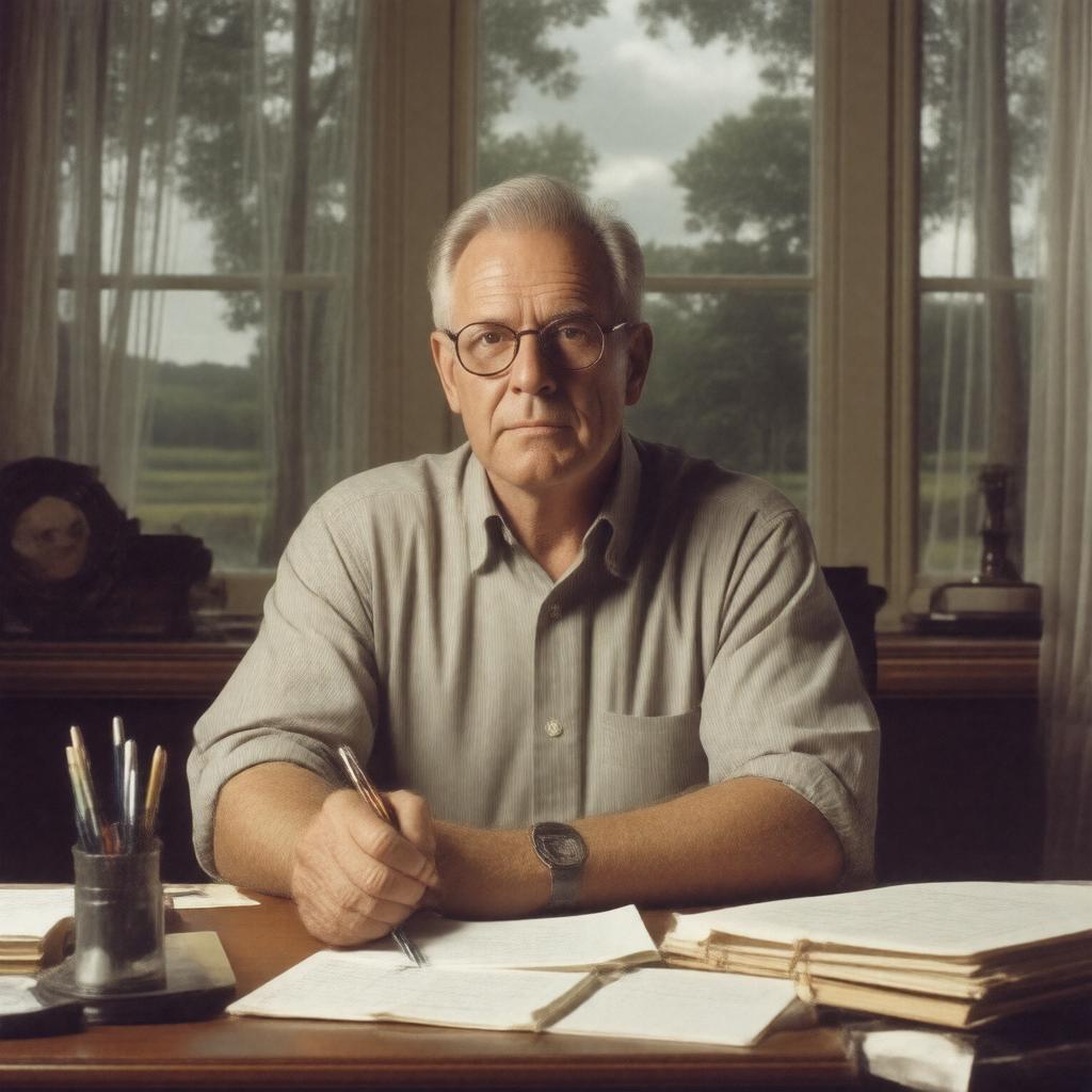 AI-created image of Walker Percy