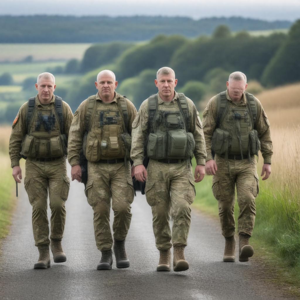 AI-created image of Walking With The Wounded