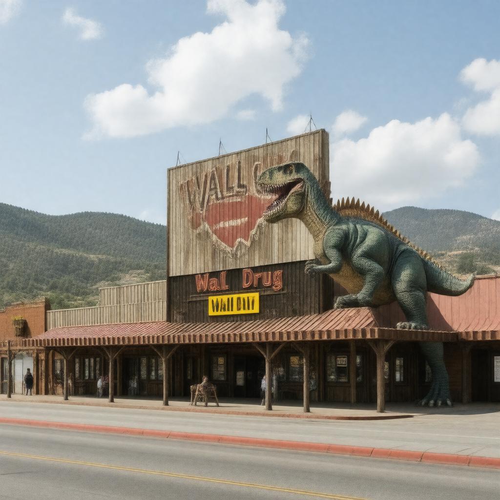 Click to view larger image AI-created image of Wall Drug