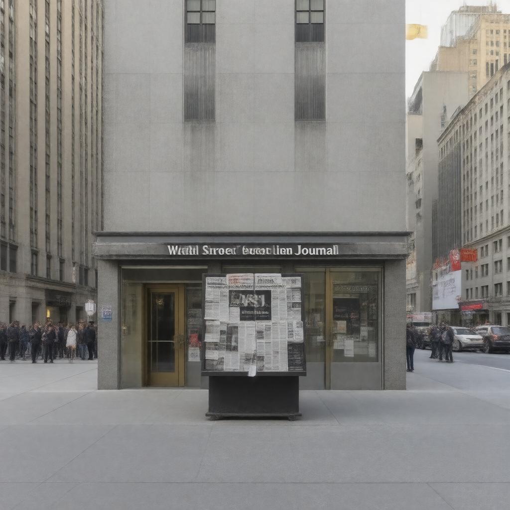 AI-created image of Wall Street Journal