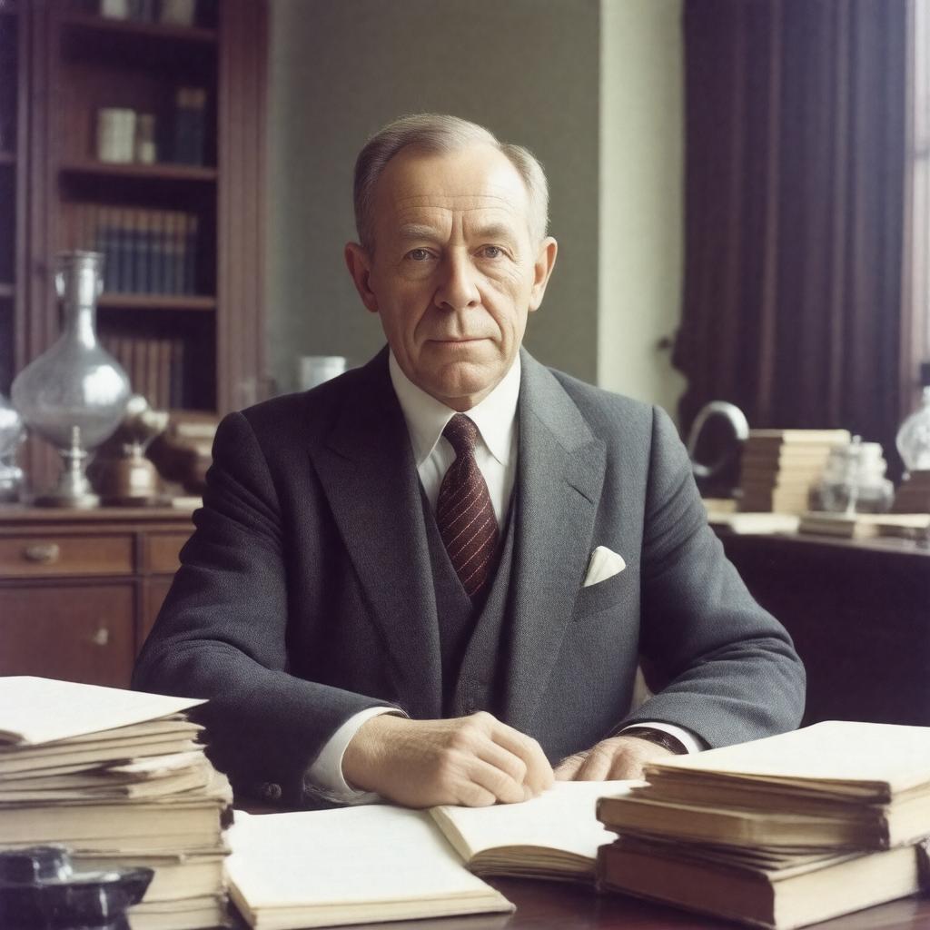 Click to view larger image AI-created image of Wallace Akers