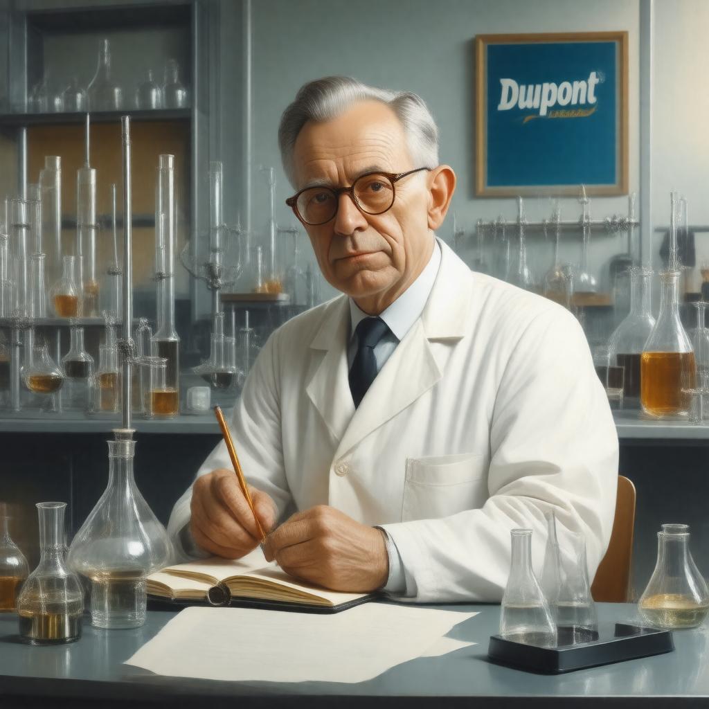 AI-created image of Wallace Carothers