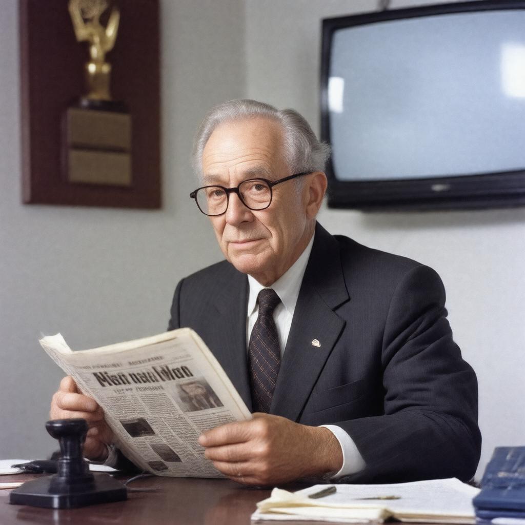 AI-created image of Wallace E. Carroll