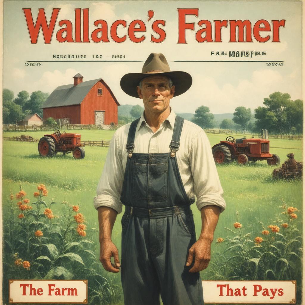Click to view larger image AI-created image of Wallace's Farmer (magazine)