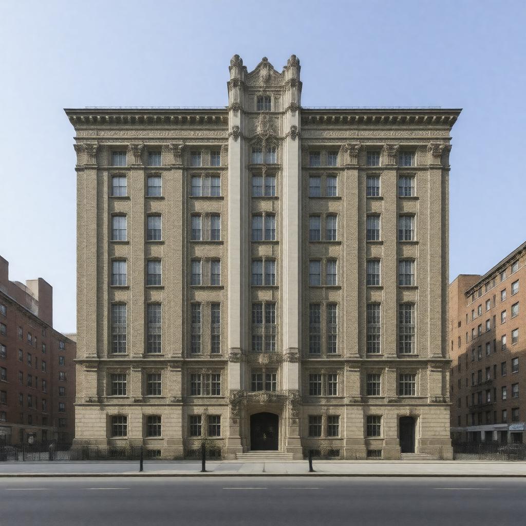 AI-created image of Wallach Hall