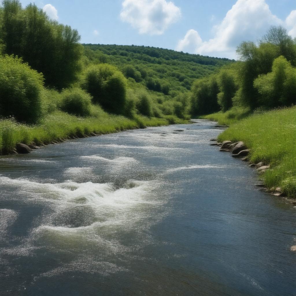 AI-created image of Wallkill River