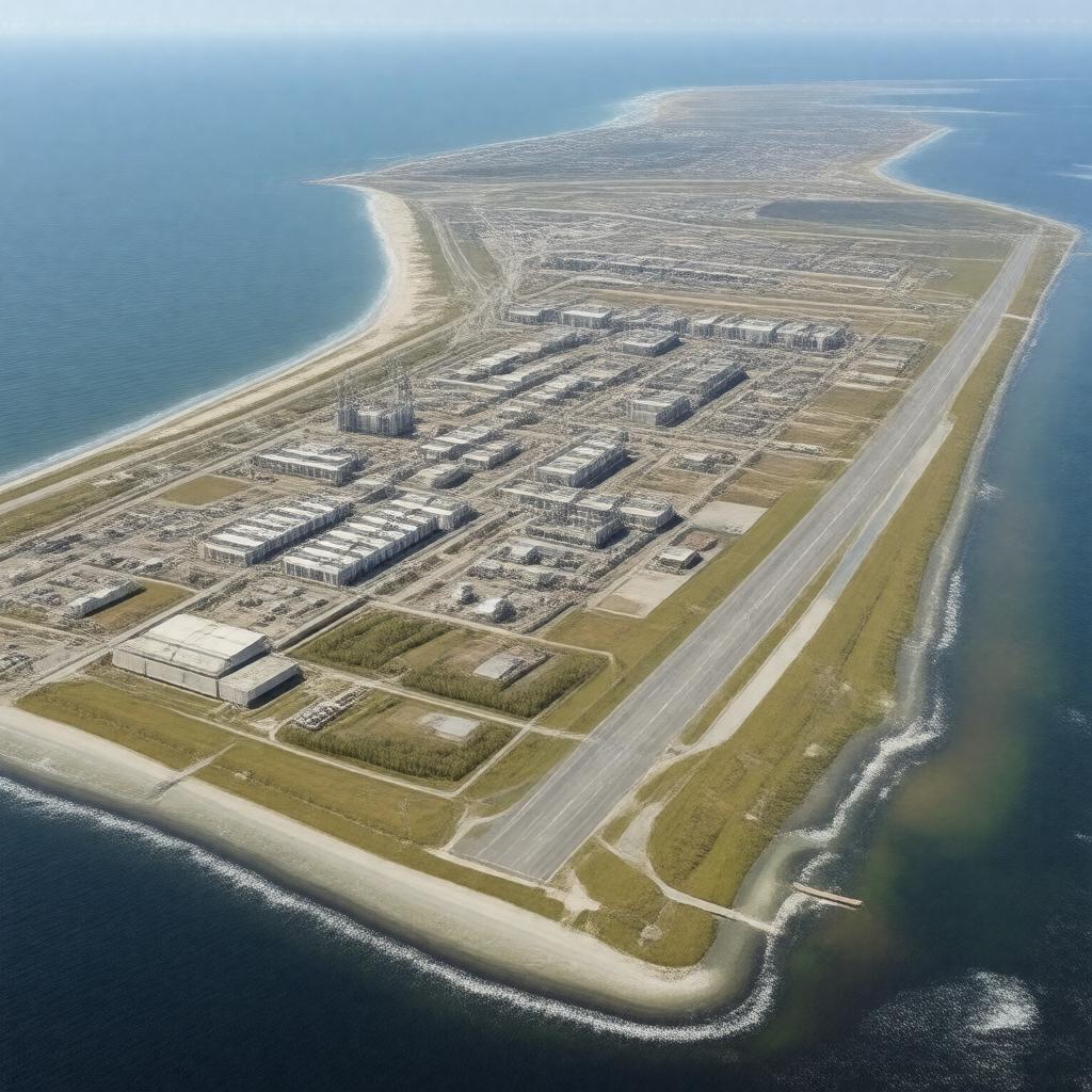 AI-created image of Wallops Flight Facility