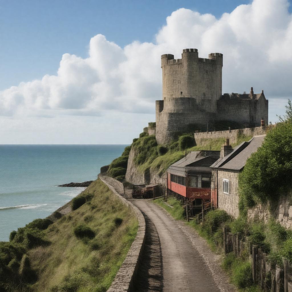 AI-created image of Walmer, Kent, England