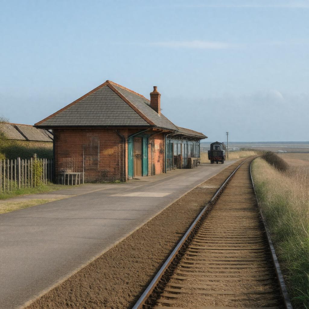 AI-created image of Walmer railway station