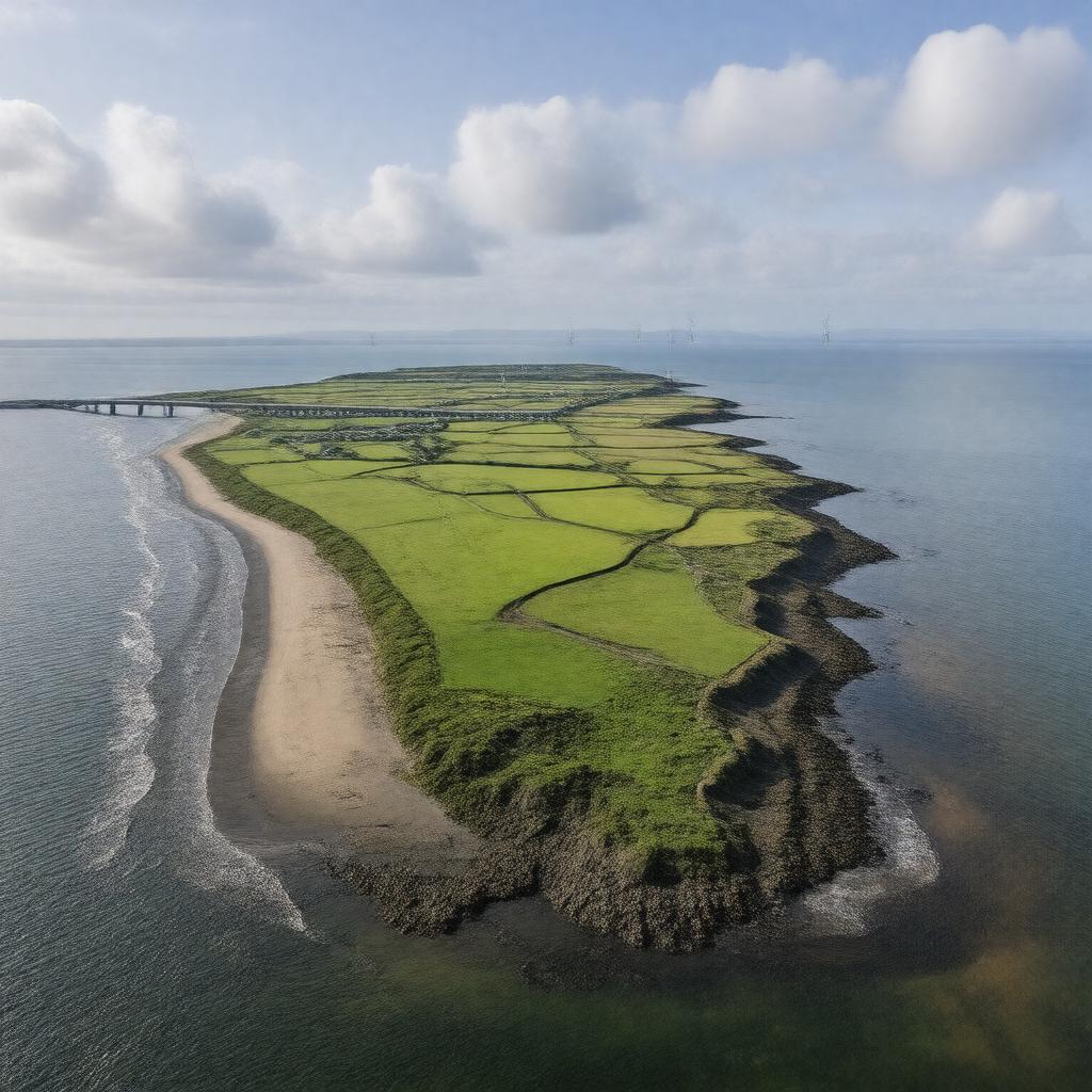 AI-created image of Walney Island
