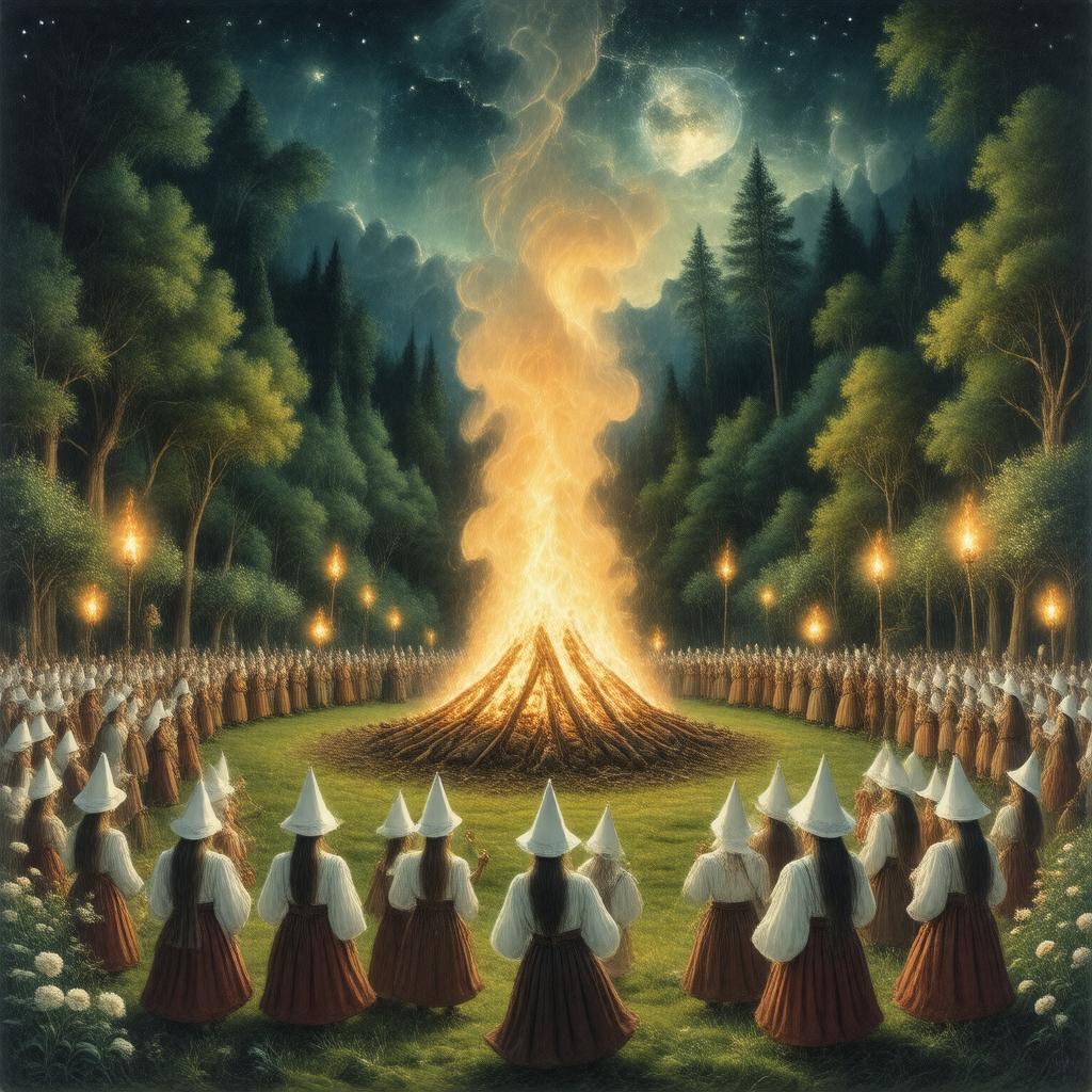 AI-created image of Walpurgis Night celebrations