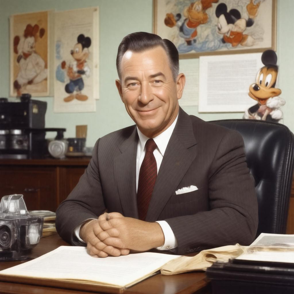AI-created image of Walt Disney