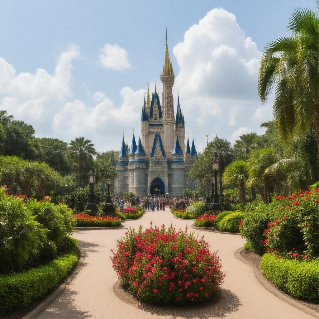 AI-created image of Walt Disney World