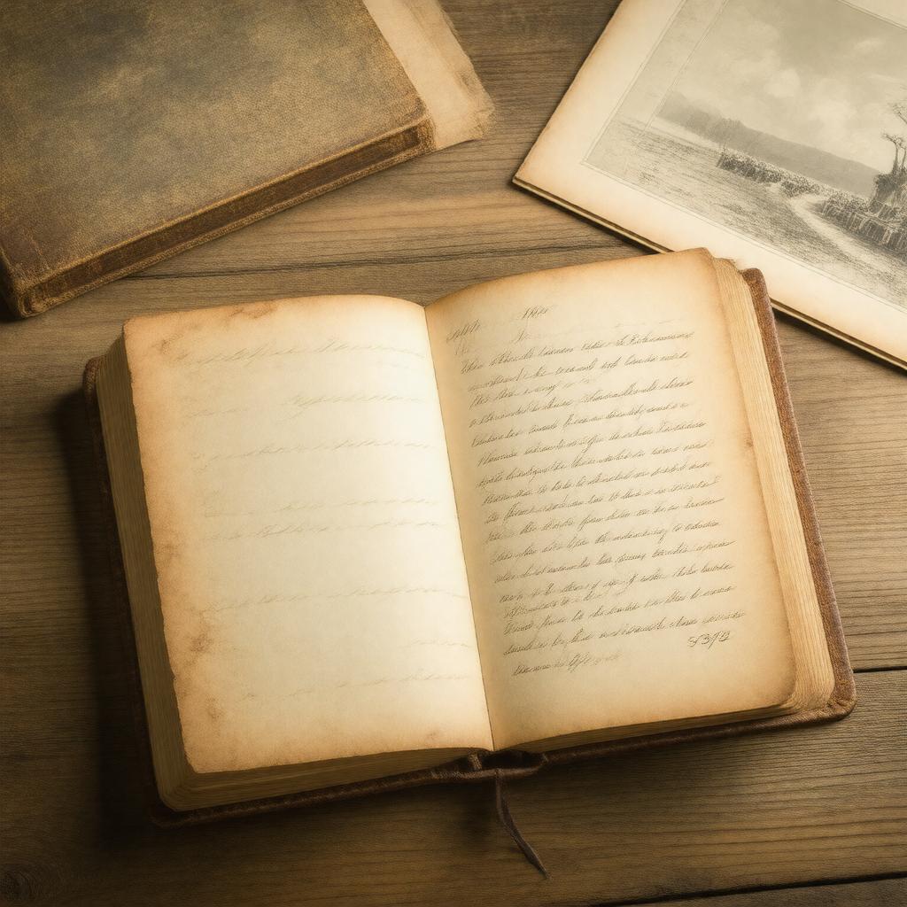 Click to view larger image AI-created image of Walt Whitman notebooks