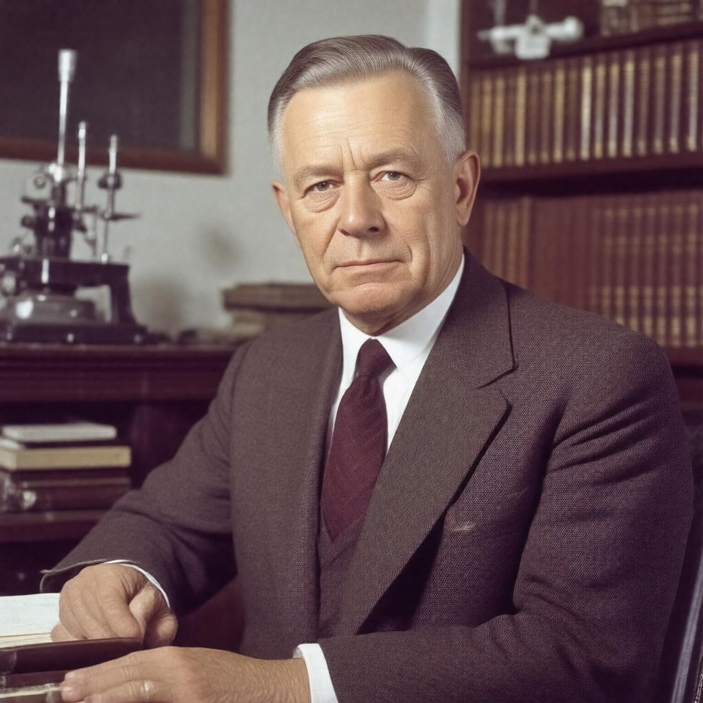 AI-created image of Walter Bothe