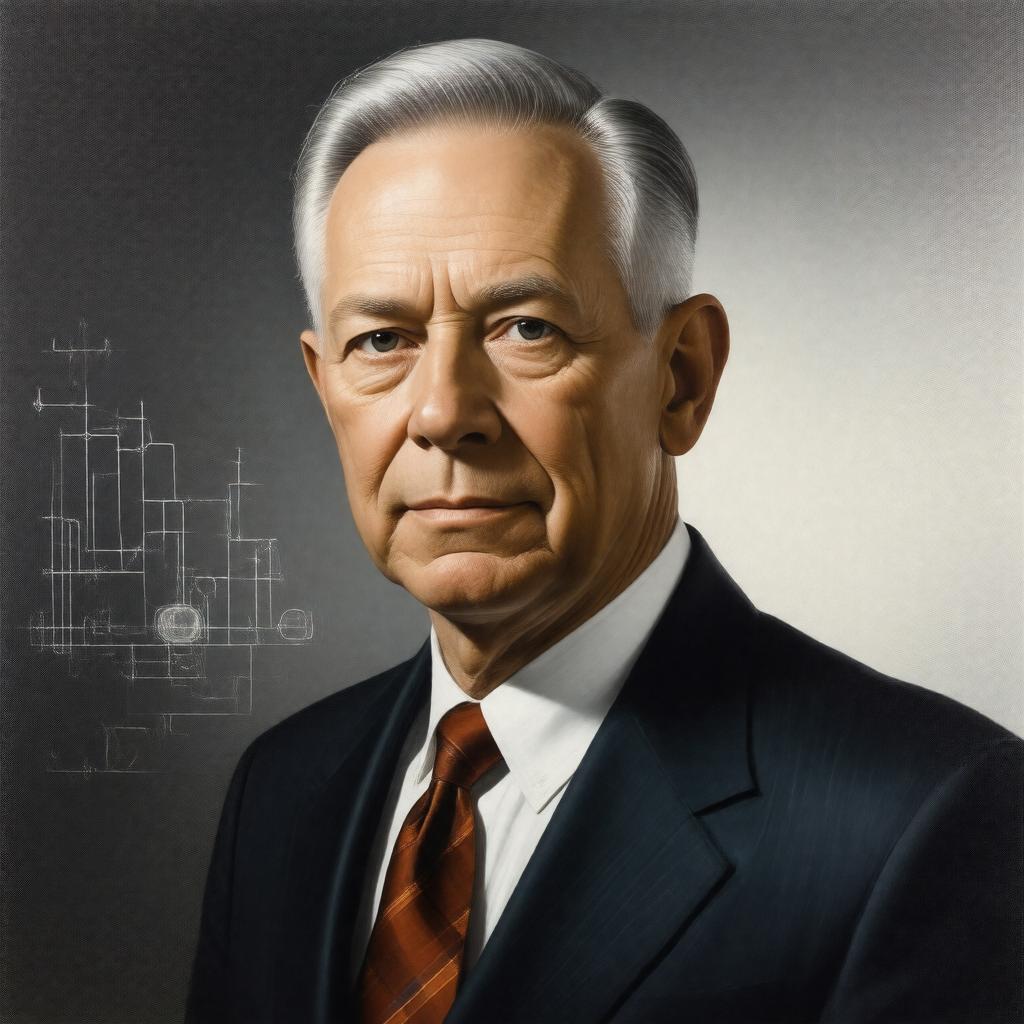 AI-created image of Walter Brattain