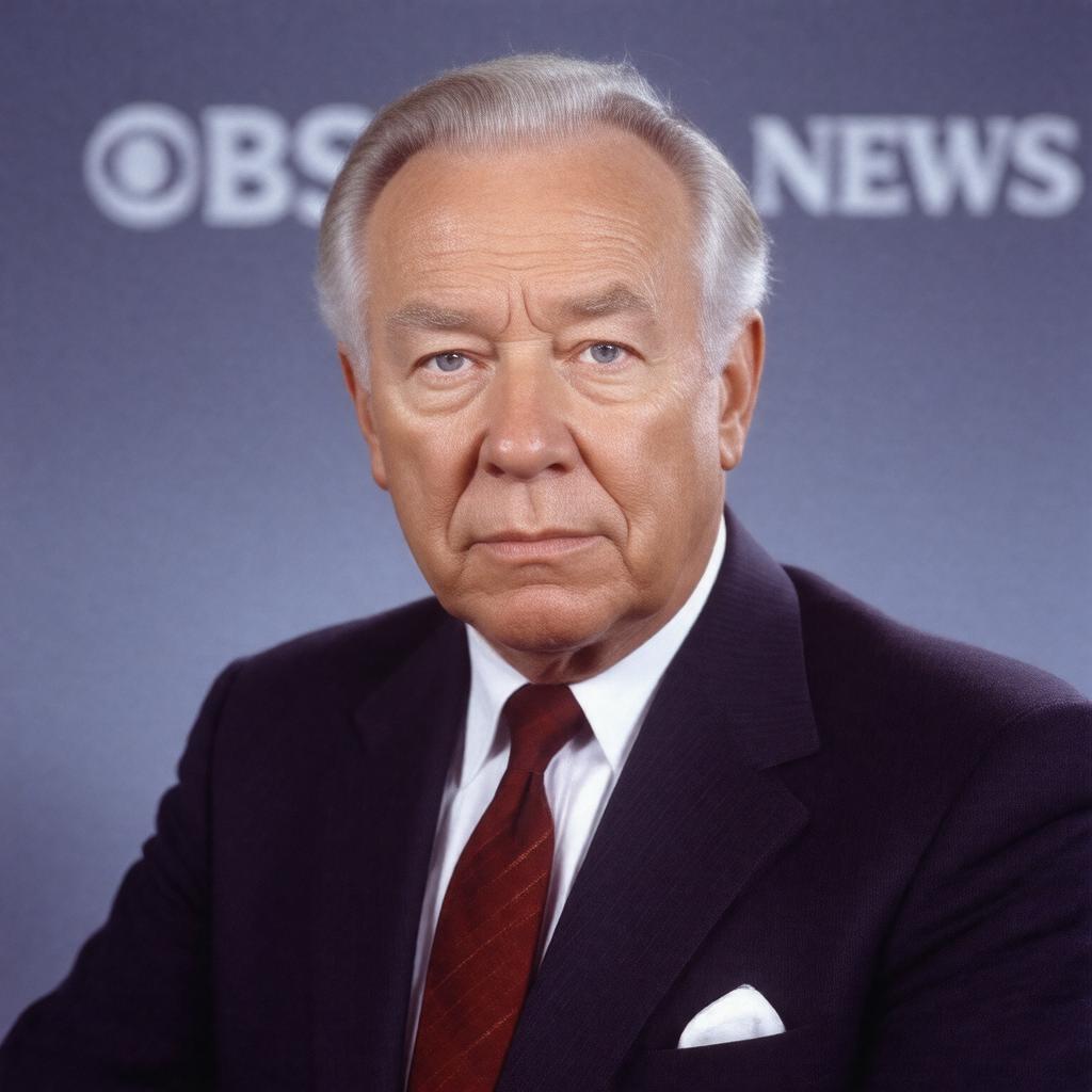 AI-created image of Walter Cronkite