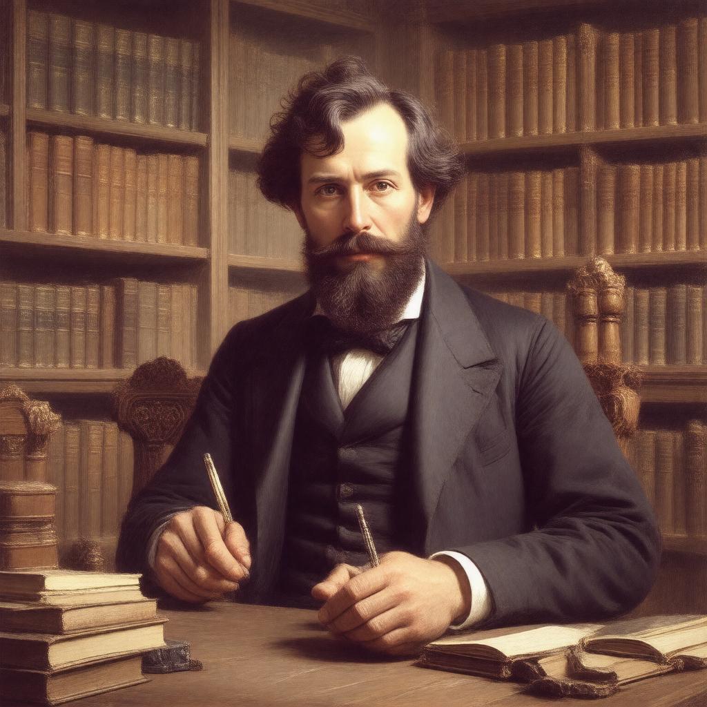 AI-created image of Walter Horatio Pater