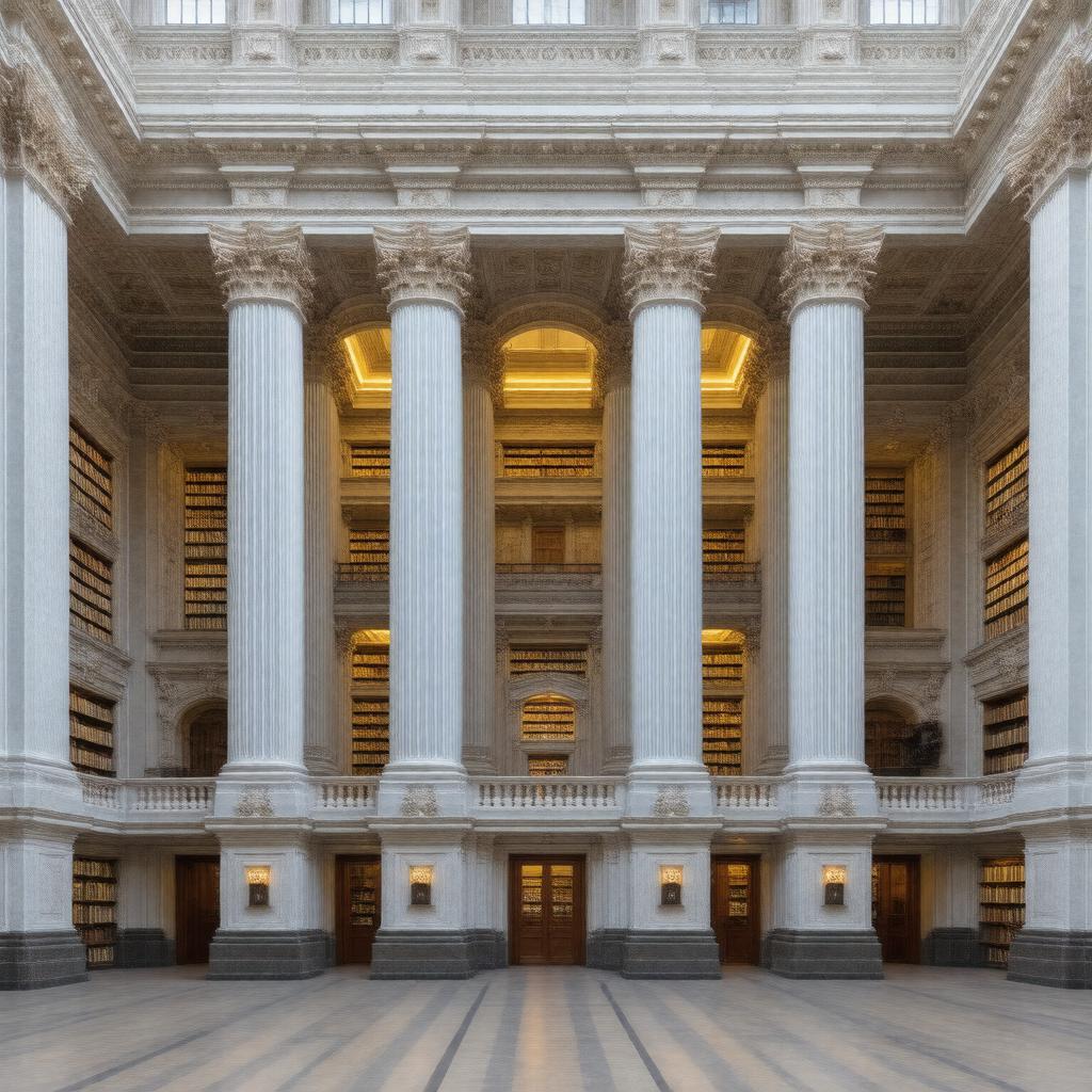 Click to view larger image AI-created image of Walter Library