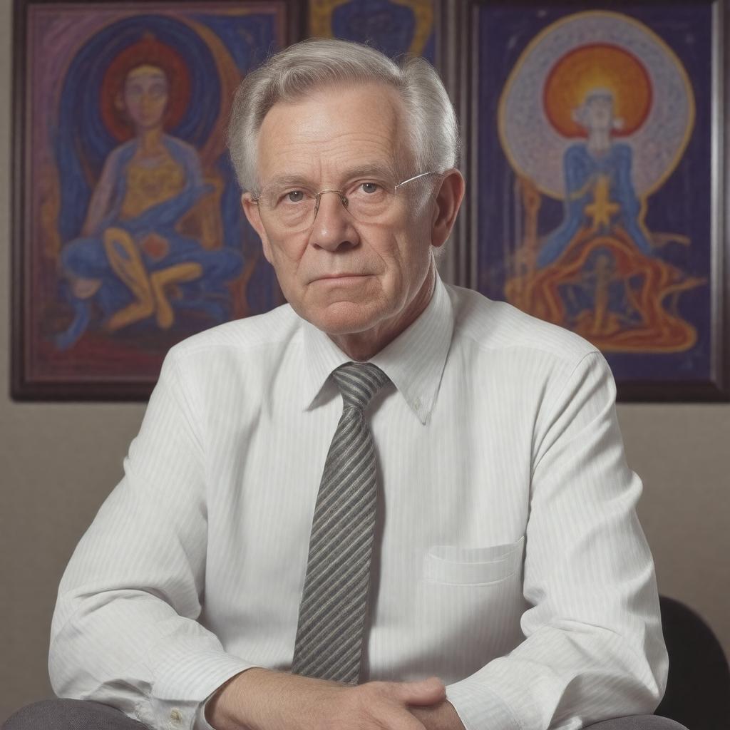 AI-created image of Walter Pahnke