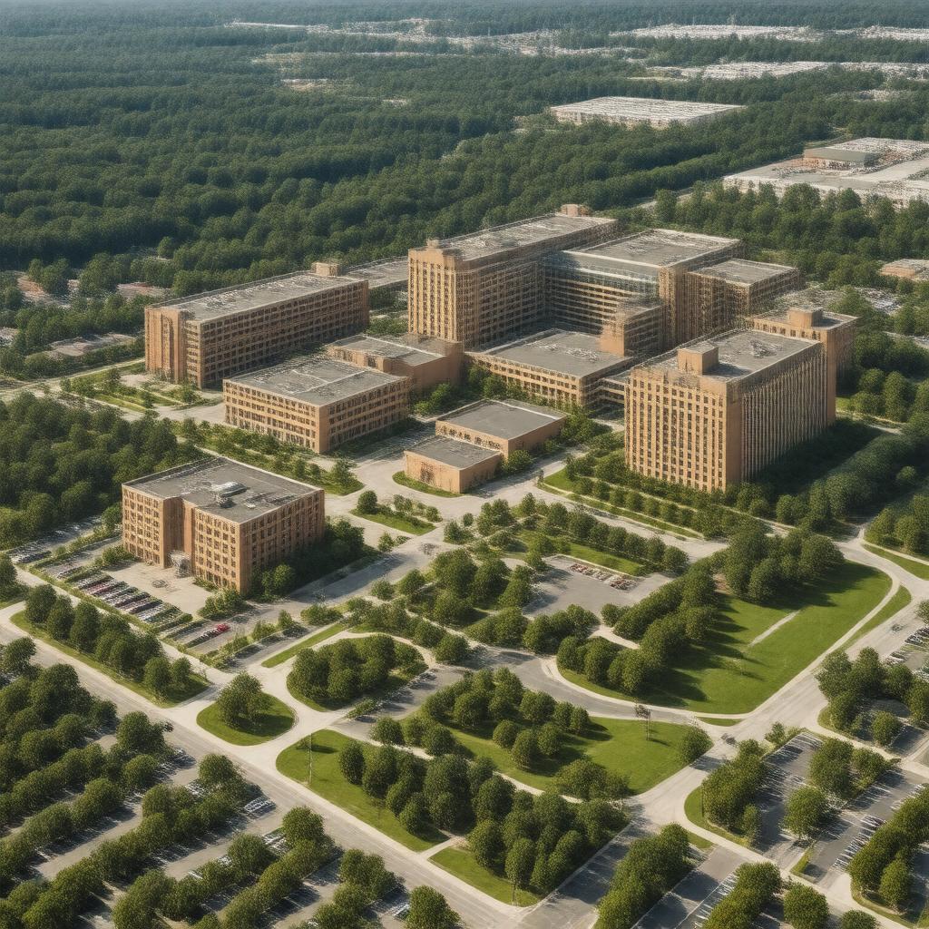 AI-created image of Walter Reed National Military Medical Center